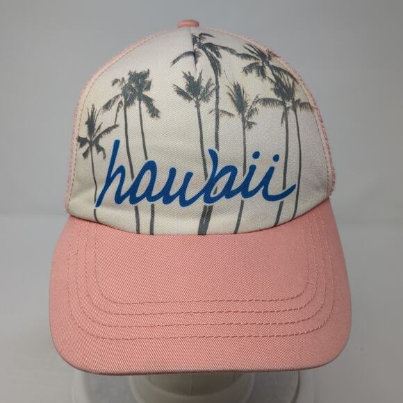 Hawaii Snapback trucker Hat Multicolor OS Adjustable Mesh Back Honolua Wahine - Picture 2 of 9
